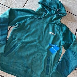 Columbia Men's Hunterdon II Fleece Hoodie size S\P in Everblue Active Fit